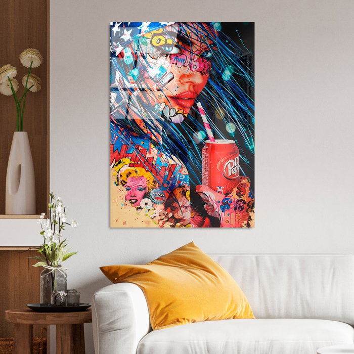 Wallity Cuadro Decorativo UV-725 Multicolor 70 x 100 cm Wallity Cuadro Decorativo UV-725 Multicolor 70 x 100 cm